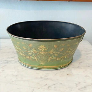 Shabby Chic Tin Bucket
